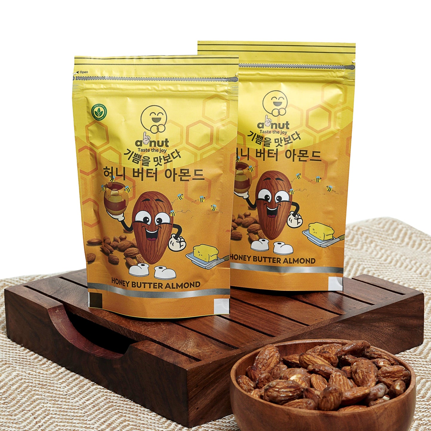 Honey butter almond - 80+80gm combo