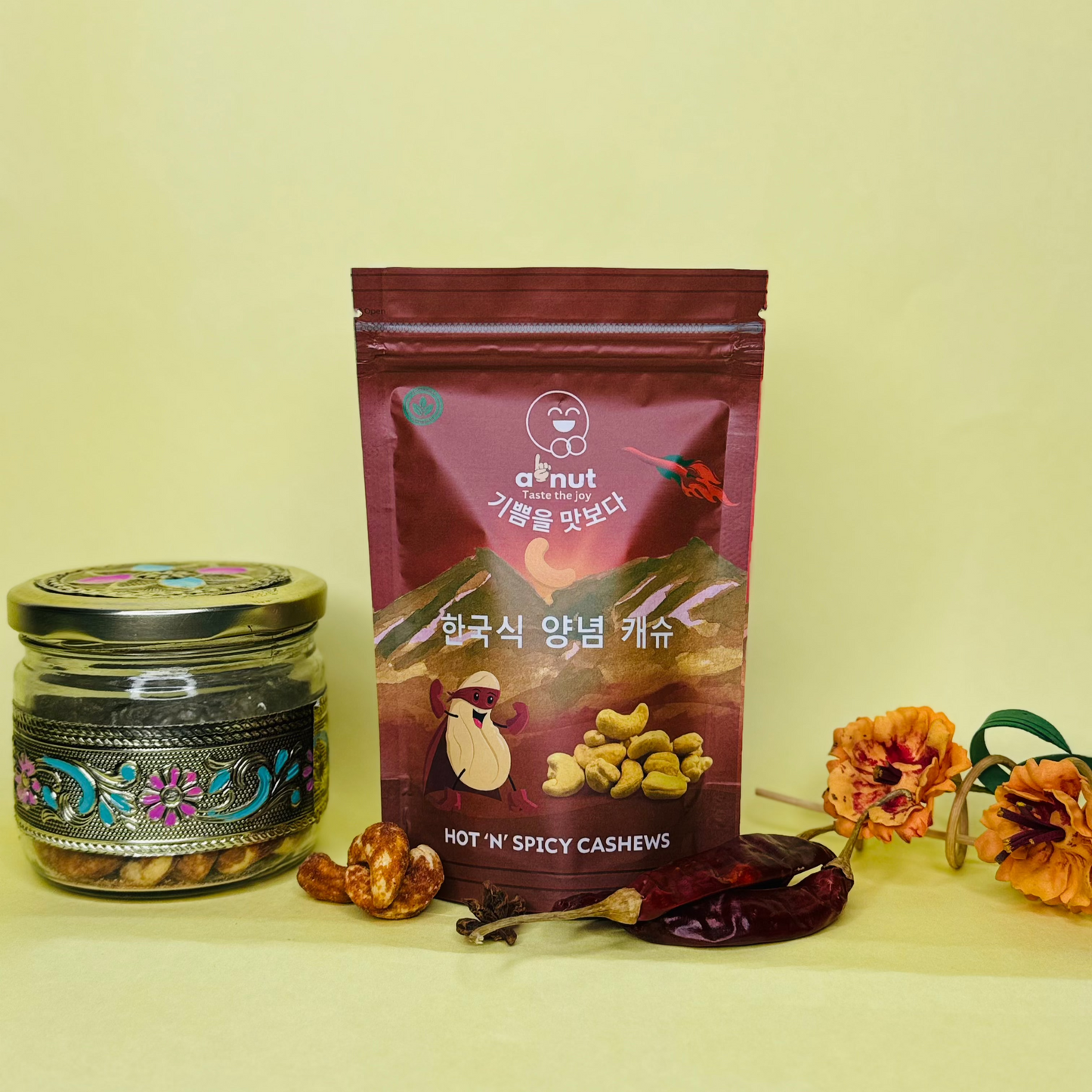 Hot ‘n’ Spicy Cashews- 80gm